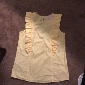 Michael Kors Stretch Ruffle Blouse Sleeveless NWT